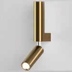 Бра с подсветкой Eurosvet Pitch 40020/1 LED латунь в интернет-магазине "Галерея света"