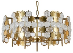 Подвесной светильник Indigo Delizia 12047/6P Brass в интернет-магазине "Галерея света"