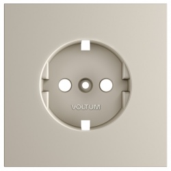 Накладка для розетки с заземлением Voltum S70 VLS000603 в интернет-магазине "Галерея света"