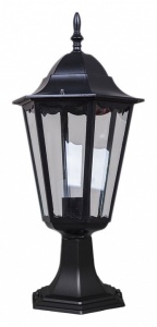 Наземный низкий светильник 08020-0.6-001S BK в интернет-магазине "Галерея света"