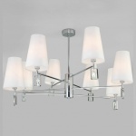 Люстра на штанге Eurosvet Milazzo 60137/8 хром в интернет-магазине "Галерея света"