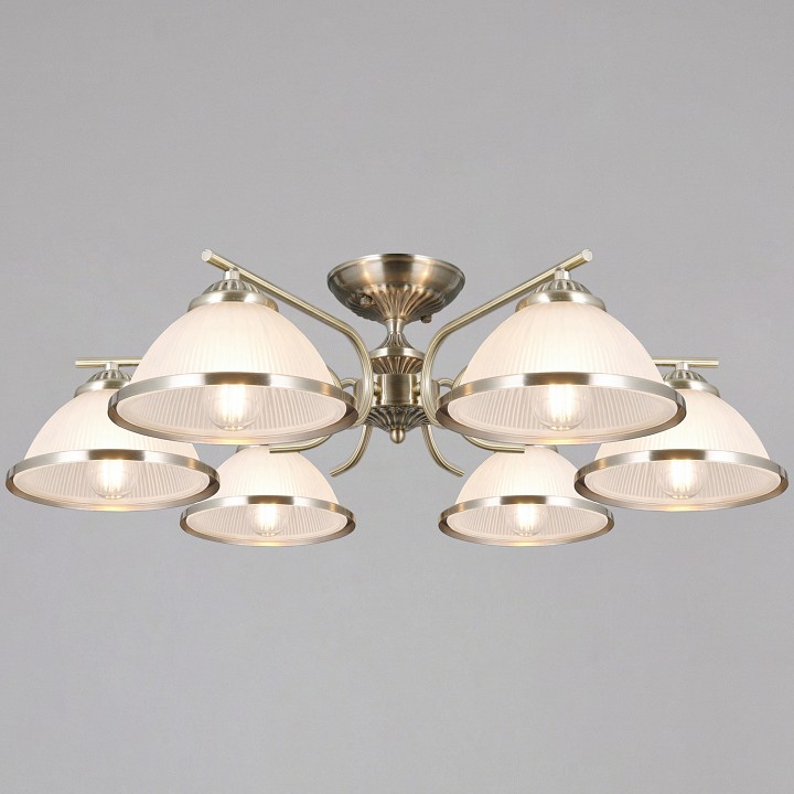 Люстра на штанге ILLUMICO  IL0891-6CSQ-26 AB ELITE в интернет-магазине "Галерея света"