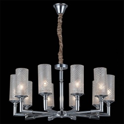 Подвесная люстра ILLUMICO  IL8683-10P-10 CR в интернет-магазине "Галерея света"