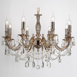Подвесная люстра Lucia Tucci Firenze FIRENZE 141.8 coffe gold в интернет-магазине "Галерея света"