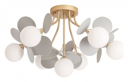 Потолочная люстра Arte Lamp Peacock A1369PL-7GY в интернет-магазине "Галерея света"