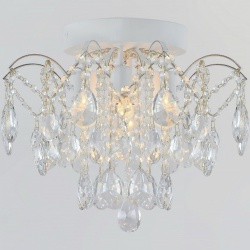 Люстра на штанге  04039-0.3-04 WH+GOLD PN в интернет-магазине "Галерея света"