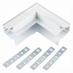 Соединитель угловой L-образный для треков встраиваемых ST-Luce ST004 ST007.549.00 в интернет-магазине "Галерея света"