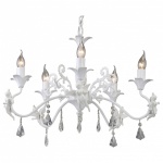 Подвесная люстра Arte Lamp Angelina A5349LM-5WH в интернет-магазине "Галерея света"