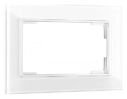 Рамка для двойной розетки Arte Milano am-503.02 503.02-double.white в интернет-магазине "Галерея света"