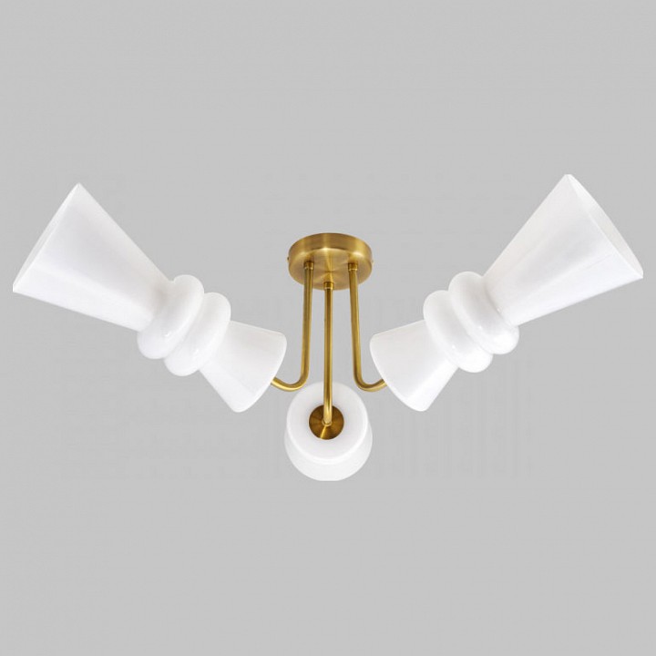 Люстра на штанге Imex Bloom MD.9345-3-S-BR в интернет-магазине "Галерея света"