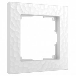 Рамка на 1 пост Werkel Hammer белый W0012401 в интернет-магазине "Галерея света"