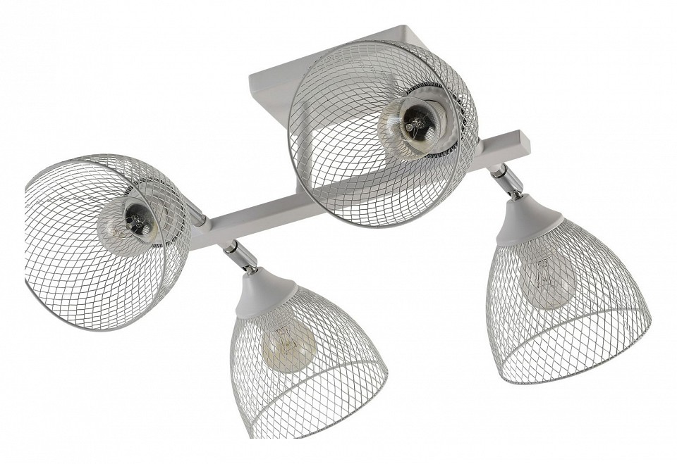 Люстра на штанге 01568-3.3-04 WH+CR в интернет-магазине "Галерея света"