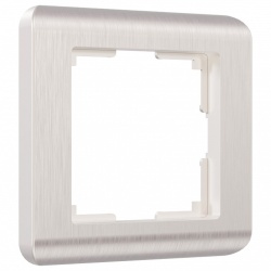 Рамка на 1 пост Werkel Stream (перламутровый) W0012113 в интернет-магазине "Галерея света"