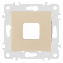 Розетка для вывод кабеля без рамки Arte Milano am-203 203.49-1.shampan в интернет-магазине "Галерея света"