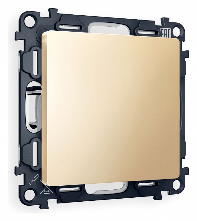 Заглушка для поста с рамкой Ambrella Volt ALFA MA616010 в интернет-магазине "Галерея света"