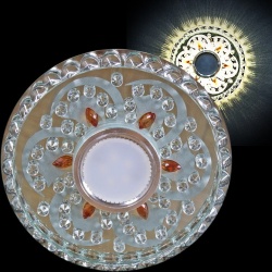 Встраиваемый светильник 62097-9.0-001PL MR16+LED5W CL+TEA в интернет-магазине "Галерея света"