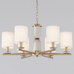 Подвесная люстра Eurosvet Caprera 60146/6 латунь в интернет-магазине "Галерея света"