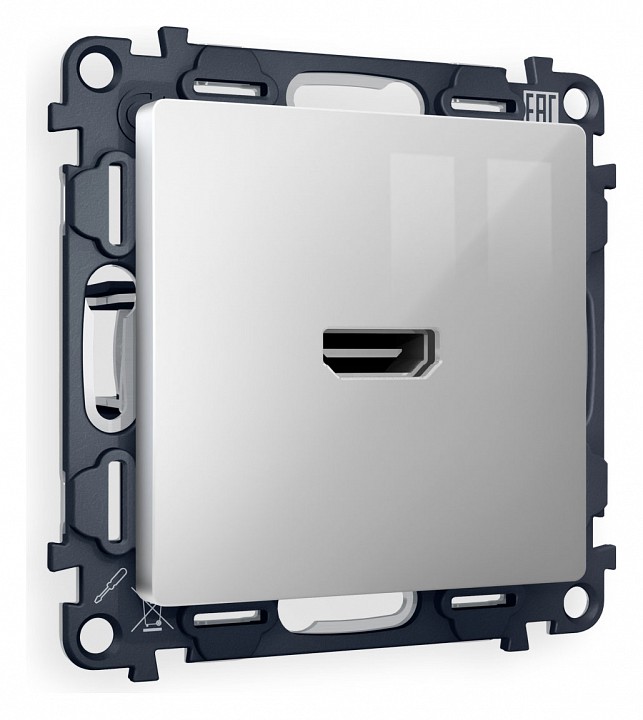 Розетка HDMI без рамки Ambrella Volt ALFA MA414010 в интернет-магазине "Галерея света"