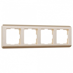 Рамка на 4 поста Werkel Stream (шампань) W0042111 в интернет-магазине "Галерея света"