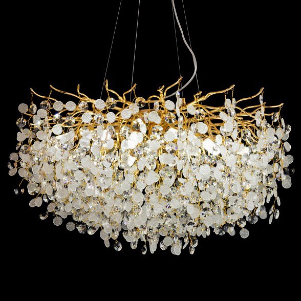 Подвесная люстра iLamp Savage 7204-D800 GD в интернет-магазине "Галерея света"