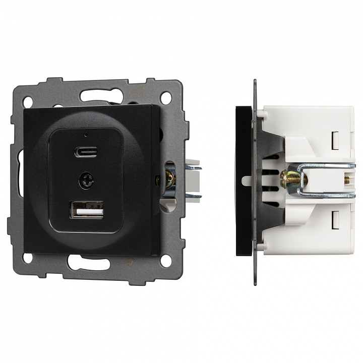 Механизм розетки 2хUSB type A и C Arlight SCT 049838 в интернет-магазине "Галерея света"