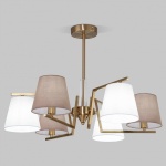 Люстра на штанге Eurosvet Ozark 60149/6 латунь в интернет-магазине "Галерея света"