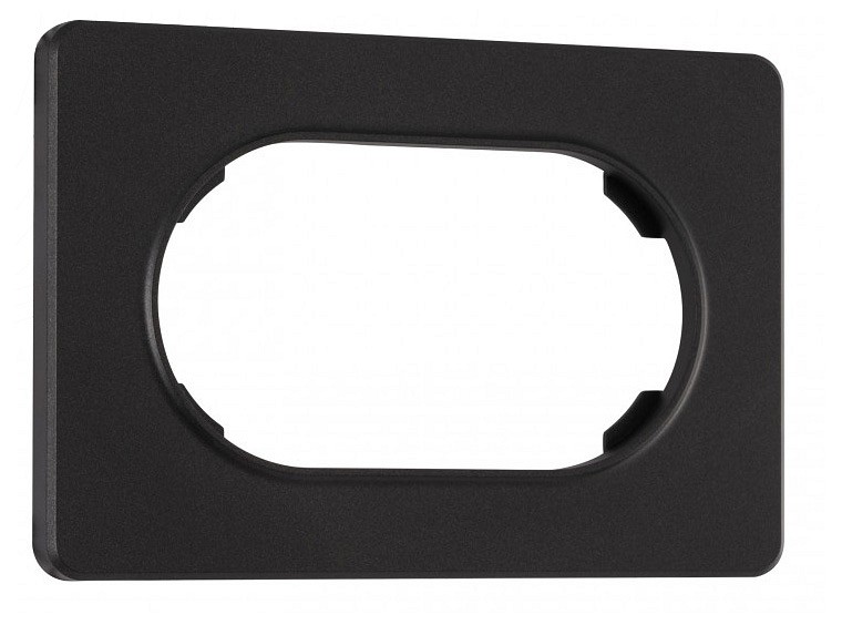 Рамка для двойной розетки Arte Milano am-502.15 502.15-double.black в интернет-магазине "Галерея света"