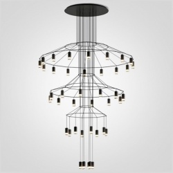 Подвесная люстра Imperiumloft Vibia Wireflow 40.1639-0 в интернет-магазине "Галерея света"