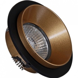 Встраиваемый светильник  51611-9.0-001MN MR16 BK+GD в интернет-магазине "Галерея света"