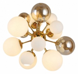 Подвесная люстра LUMINA DECO Galaksida LDP 8565-10/16 GD+TEA в интернет-магазине "Галерея света"