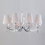 Подвесная люстра Eurosvet Valery 60079/8 хром в интернет-магазине "Галерея света"