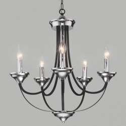 Подвесная люстра Eurosvet Lazzaro 60098/5 хром в интернет-магазине "Галерея света"