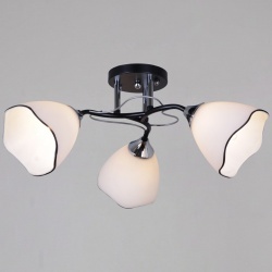 Люстра на штанге  79360-0.3-03 BK+CR в интернет-магазине "Галерея света"