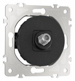 ТВ-розетка без рамки Arte Milano am-202 202.42-1.black в интернет-магазине "Галерея света"