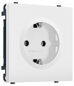 Розетка с заземлением, без рамки Ambrella Volt MS MS826010 в интернет-магазине "Галерея света"