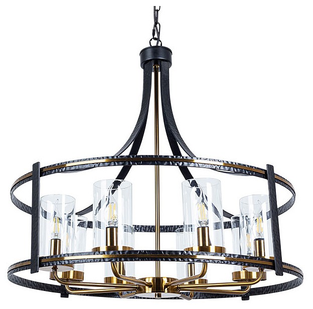 Подвесная люстра Arte Lamp Avior A7011SP-8BK в интернет-магазине "Галерея света"