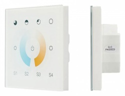 Панель-регулятора ЦТ сенсорный встраиваемый Arlight INTELLIGENT 037196 в интернет-магазине "Галерея света"