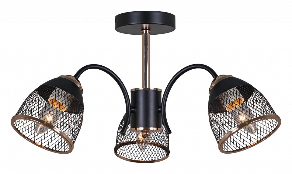 Люстра на штанге 01505-0.3-03 BK+FGD в интернет-магазине "Галерея света"