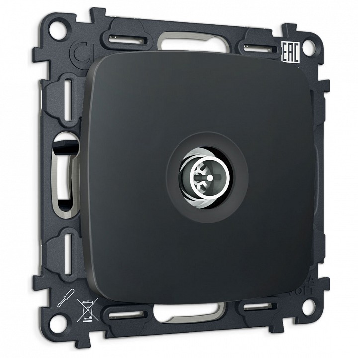 ТВ-розетка оконечная без рамки Ambrella Volt OMEGA MO913005 в интернет-магазине "Галерея света"