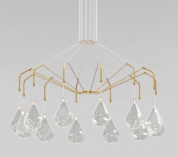 Подвесная люстра Eurosvet  201002/12 латунь Smart в интернет-магазине "Галерея света"