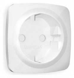 Накладка для розетки с заземлением Ambrella Volt OMEGA OP1060 в интернет-магазине "Галерея света"