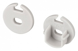 Набор заглушек для профиля с отверстием Arlight PVC 039223 в интернет-магазине "Галерея света"