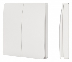 Выключатель беспроводной двухклавишный Arlight INTELLIGENT 043317 в интернет-магазине "Галерея света"