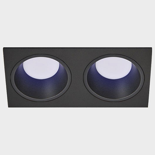 Встраиваемый светильник Italline IT08-8013 IT08-8013 black 4000K 2 шт + IT08-8015 black в интернет-магазине "Галерея света"