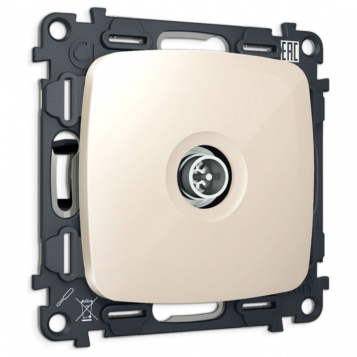 ТВ-розетка оконечная без рамки Ambrella Volt OMEGA MO313005 в интернет-магазине "Галерея света"