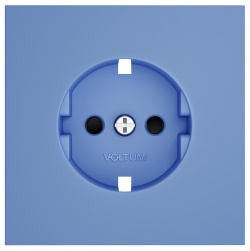 Накладка для розетки с заземлением и со шторками Voltum S70 VLS000715 в интернет-магазине "Галерея света"