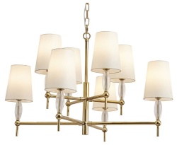 Подвесная люстра Newport 4370 4378/C gold в интернет-магазине "Галерея света"