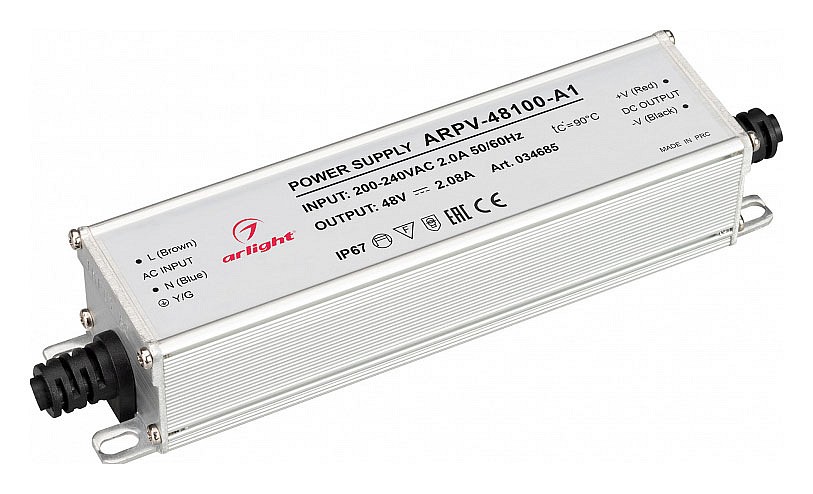 Блок питания с проводом Arlight ARPV 034685 в интернет-магазине "Галерея света"