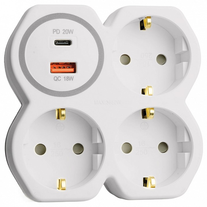 Разветвитель Stekker  50110 в интернет-магазине "Галерея света"