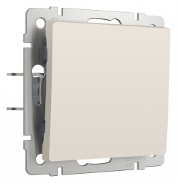 Выключатель одноклавишный без рамки Werkel айвори матовый W1113062 в интернет-магазине "Галерея света"